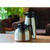 Service Ideas Coffee Decanter, Vacuum Insulated, 1.9 Liter, Stainless Steel SHS19S